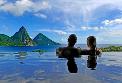 Jade Mountain Stlucia أفخر مراكز الاسترخاء الكاريبي